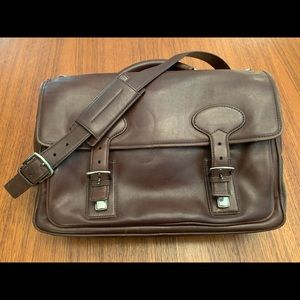Coach Brown Leather Briefcase